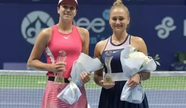 Анна Данилина одержала победу в парном разряде на турнире в Астане