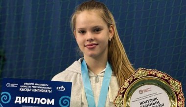 14-летняя казахстана стала победительнецей престижного теннисного турнира