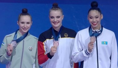 Казахстанка завоевала медаль на кубке мира по художественной гимнастике