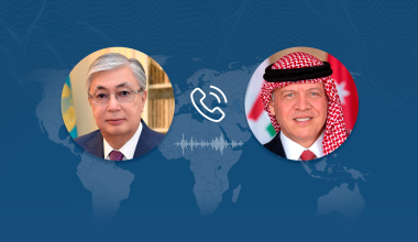Президент Казахстана поговорил по телефону с королём Иордании