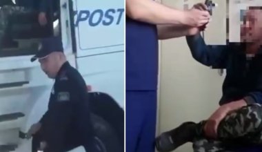 Пьяного водителя "Казпочты" задержали в Кызылорде
