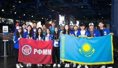 Школьники из Казахстана завоеватели три награды на чемпионате по робототехнике в США