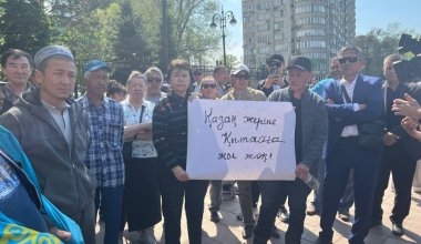 На митинге в Алматы задержали активистов