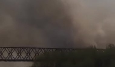 В Павлодарской области горит пойма Иртыша