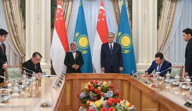 Важные документы подписали Казахстан и Сингапур