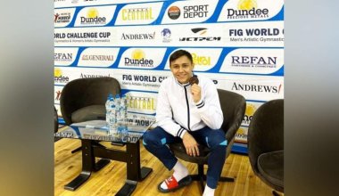 Казахстанский гимнаст завоевал бронзу на Кубке мира