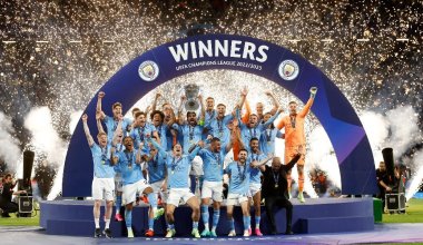 "Манчестер Сити" впервые выиграл Лигу чемпионов и оформил исторический "требл"