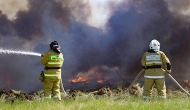 Два лесника отравились во время пожара в области Абай