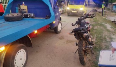 В Жетысу мотоциклист насмерть сбил ребенка