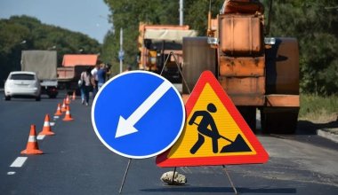 Участок шоссе Коргалжын в Астане закрыли на ремонт