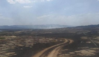 В Карагандинской области возник пожар на площади более 116 га