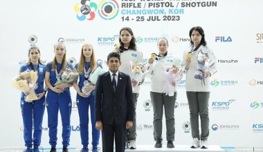 Казахстанцы взяли 10 медалей на чемпионате мира по стрельбе