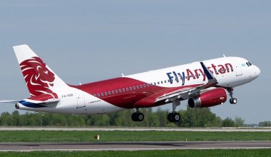 Самолет FlyArystan вернули на перрон по техническим причинам