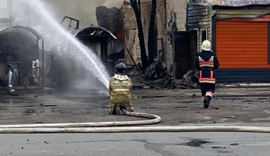 Пожар на АЗС в Экибастузе: возбуждено уголовное дело