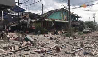 Девять человек погибли при взрыве пиротехнического склада в Таиланде