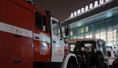 Пожар произошёл в московском Домодедово - очевидцы слышали звуки взрывов