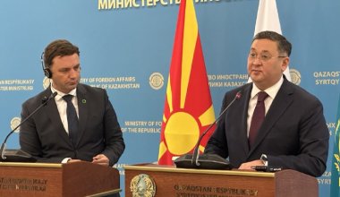 Безвиз, торговля и война: о чем говорили главы МИД Казахстана и Северной Македонии
