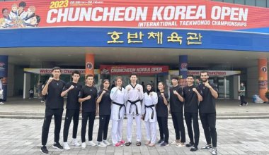 Казахстанцы завоевали четыре медали на турнире по таеквондо в Южной Корее