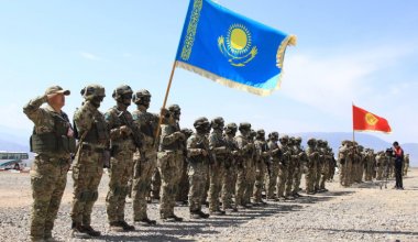 Казахстан и Кыргызстан провели совместное учение вооруженных сил