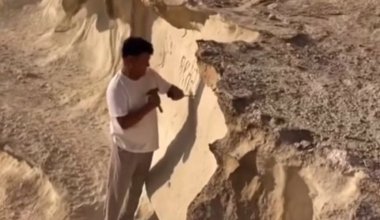 Уникальный каньон в Мангистау осквернял чиновник из Актобе