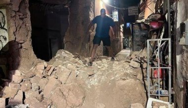 В сети появилось видео начала разрушительного землетрясения в Марокко