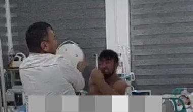 Нападение на врачей в Шымкенте: полиция задержала дебошира