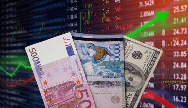 Тенге растёт к доллару, но заметно теряет к европейской валюте