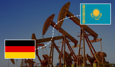 Казахстан поставил 690 тысяч тонн нефти в Германию с начала 2023 года