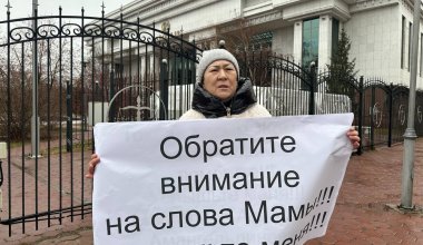 Одиночный пикет в защиту сына: жительница Павлодара обратилась к Токаеву