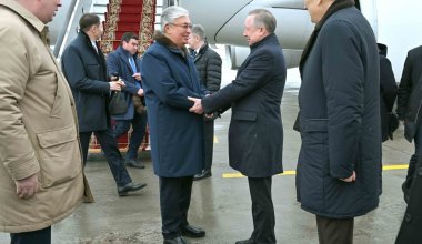 По приглашению Путина: Токаев прибыл в Санкт-Петербург