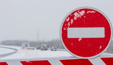 Ограничения ввели на трёх трассах республиканского значения в Казахстане
