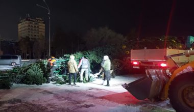 В Павлодаре рухнула главная елка за 52 млн тенге