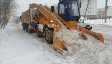Сколько снега вывезли из Астаны с начала зимнего периода