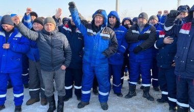 Забастовка нефтяников в поселке Жетыбай длится уже второй месяц