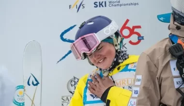 Казахстанка выиграла чемпионат мира по фристайл-могулу
