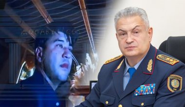«Сама нозила»: что сказали в МВД о полицейском, который задерживал Бишимбаева
