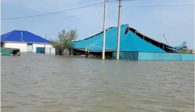 В Актюбинской области затопило села из-за поднявшейся выше критического уровня реки