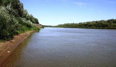 Уровень воды в реке Жайык достиг четырех метров в Атырауской области