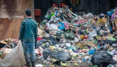 До многолетнего рекорда разрослись объёмы мусора в Казахстане