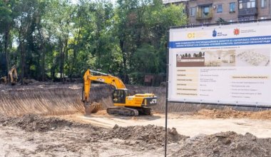 Подземные школы начали строить в Запорожской области Украины