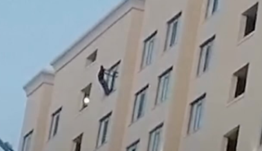 Астанчанин пытался напугать свою супругу попыткой спрыгнуть с 14-го этажа