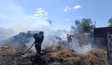 Крестьянское хозяйство чуть не сгорело в Актюбинской области