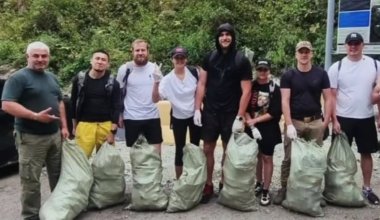 Количество мусора в горах Алматы шокировало Казнет