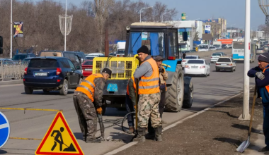 В Астане частично и полностью перекрыли ряд дорог