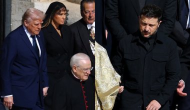 Зеленский встретился с Трампом перед похоронами Папы Франциска