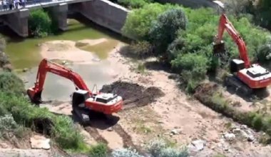 Первую за 40 лет очистку обводного канала начали в Жамбылской области