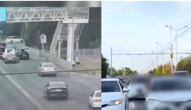 Автокортеж выпускников устроил беспорядок на дорогах Тараза