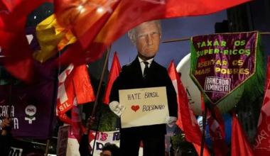 В Бразилии сожгли Трампа: протест против пошлин