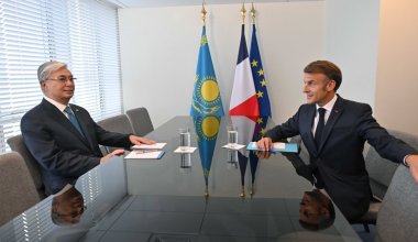 Токаев и Макрон «сверили часы» в Нью-Йорке