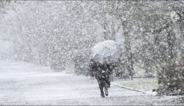 Снег и резкое похолодание прогнозируют в Казахстане